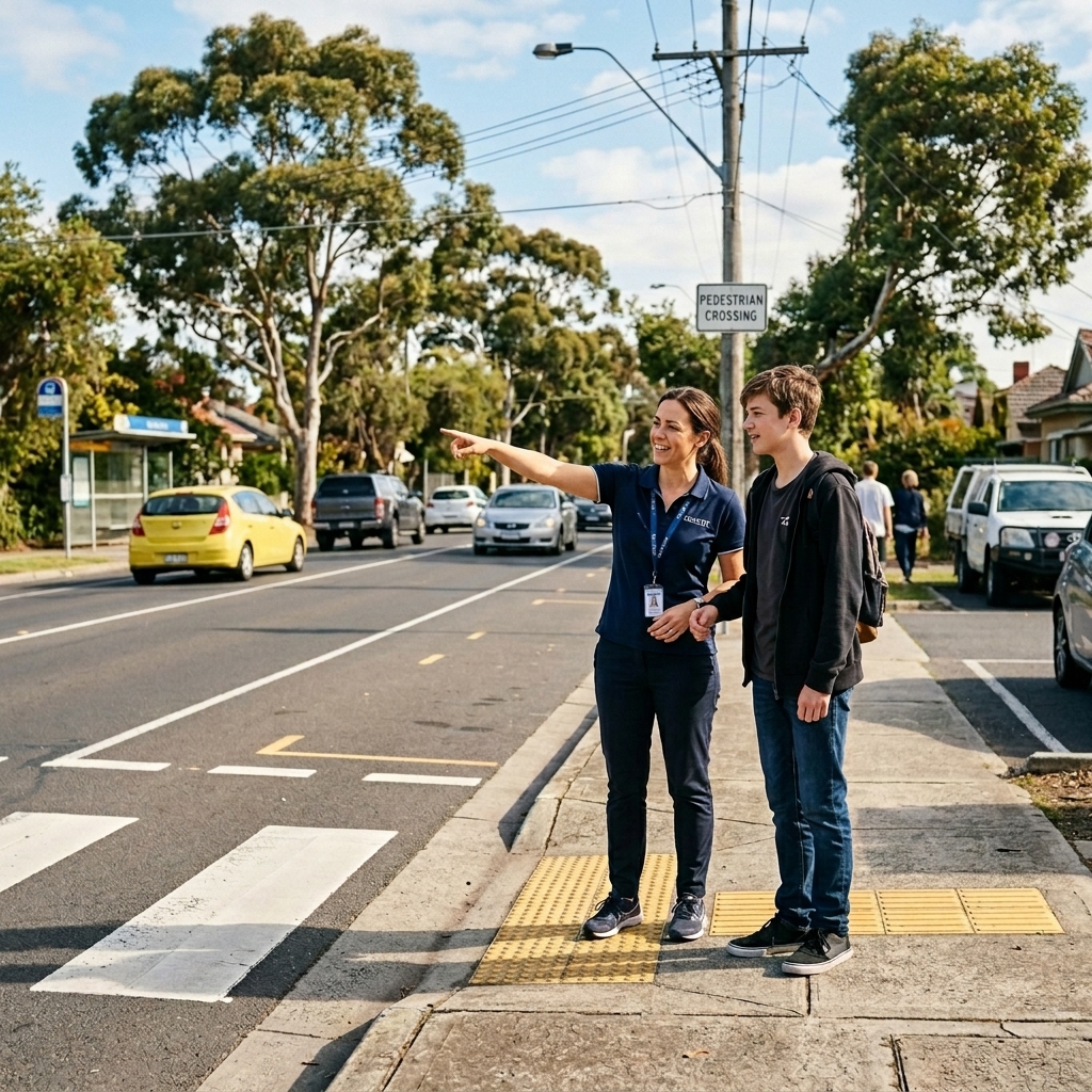 OT teaching road awareness